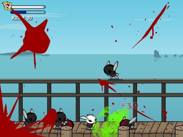 Flash Bunnykill 5 online hra zdarma Bojov hry