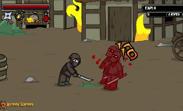 Flash Ninja online hra zdarma Bojov hry