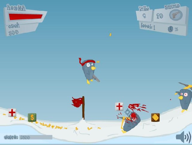 Flash Penguinz online hra zdarma Bojov hry