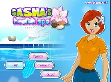 Online hra Sashas Health Spa, Hry pro dívky zadarmo.