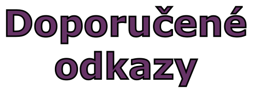 Doporuen odkazy, potae a internet